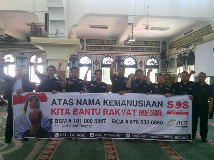  ACT Kirim 3 Relawan Medis ke Mesir