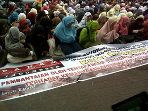 Simpati untuk Mesir, Massa di Medan akan Kirim Rp 39 Juta dan 2 Jam Tangan