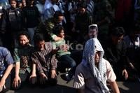 Aksi ini untuk menolak pembantaian di Mesir.