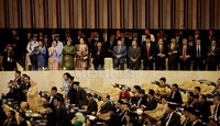 Sejumlah pejabat negara serta mantan Presiden dan mantan wakil presiden menghadiri acara ini.