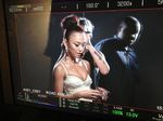 Mengintip Agnes Monica Syuting dengan Timbaland