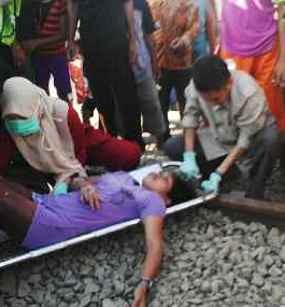 Ibu Satu Anak Nekat Tabrakkan Diri ke Kereta Agro Anggrek