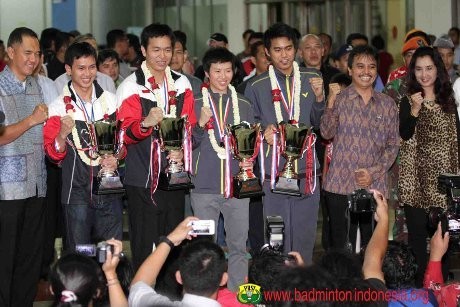Minggu, Juara Dunia Bulutangkis Indonesia Diarak di Jakarta