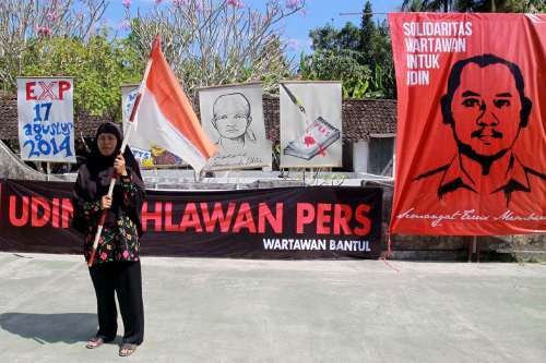 Wartawan Bantul Kukuhkan Udin Sebagai Pahlawan Pers