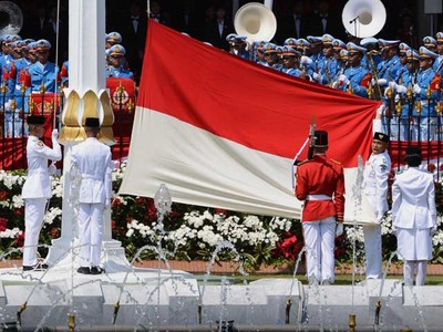 Upacara Peringatan HUT RI di Istana