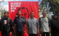 Bersama-sama dan tetap semangat untuk mengungkap kasus Udin dan mengusulkan agar Udin menjadi tokoh pers nasional.