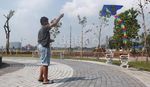 Taman Waduk Pluit Mulai Digunakan Warga
