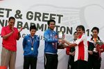 Juara Dunia Bulutangkis Dikirab Di Bundaran HI