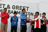 Usai kirab, keempat juara dunia iktu akan menggelar acara Meet and Greet di Sarinah.
