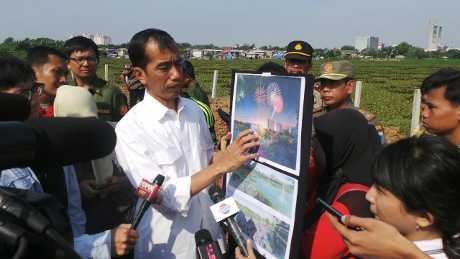  Jokowi Promosi Waduk Ria Rio Lebih Bagus dari Waduk Pluit