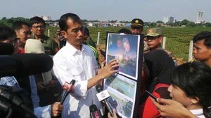 Jokowi Promosi Waduk Ria Rio Lebih Bagus dari Waduk Pluit