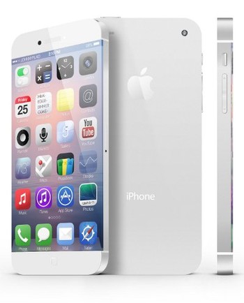Penampilan konsep iPhone 6 dalam berbagai sudut.