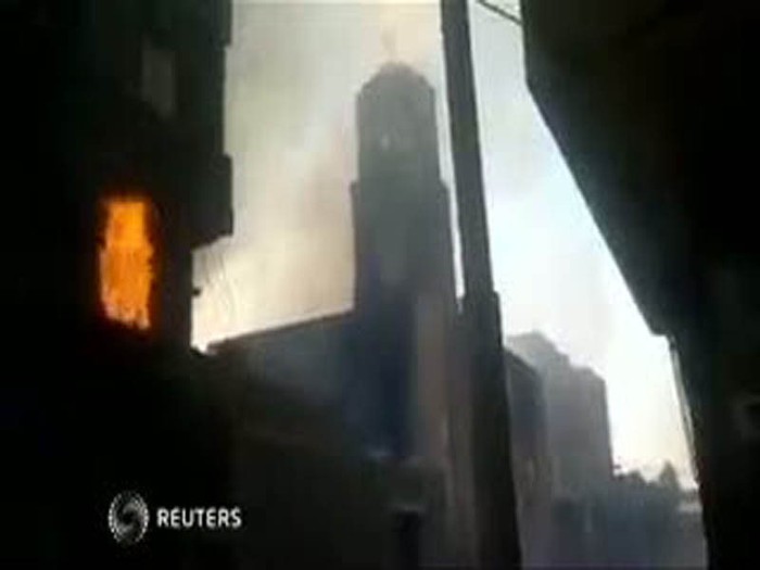 Imbas Kerusuhan Mesir, Gereja Dibakar