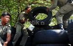 Penertiban Pedagang Velg dan Ban