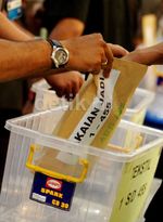 Begini Suasana Undian Lapak Tanah Abang