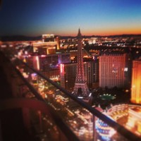     Las Vegas di malam hari. (Photo taken by Yuri/Instagram)