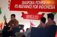 Acara itu dikemas dalam bentuk Talkshow bertajuk Diaspora Power: It's Relevance for Indonesia.