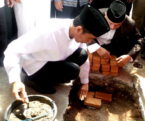 Jokowi Resmikan Pembangunan Islamic Center Kemayoran