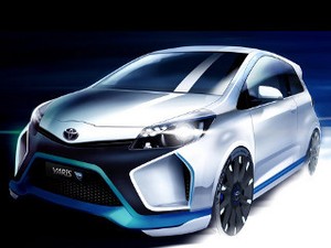 Sketsa Utuh Mobil Hybrid Ngebut Toyota