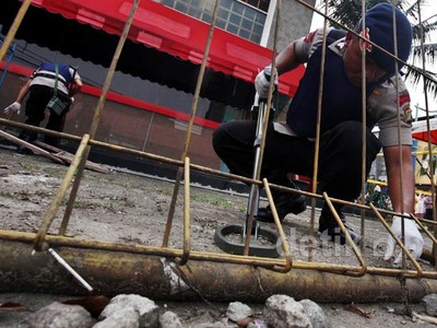 Gegana Sisir Lokasi Penembakan Aipda Patah
