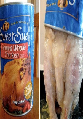 Ayam Utuh dan Kalajengking Juga Dikemas dalam Kaleng