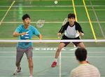 Aksi Changmin TVXQ Main Badminton