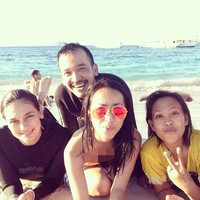 Ternyata Luna juga berlibur dengan Ruben Onsu. (Instagram)