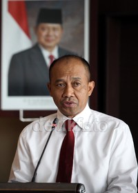 Johanes Widjanarko menyampaikan beberapa hal terkait langkah-langkah pembenahan kinerja SKK Migas.