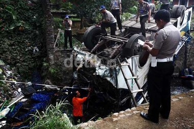 Polisi: Speedometer Bus yang Masuk Jurang Tak Berfungsi