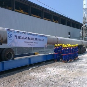 PTPP Dapat Kontrak Rp 500 Miliar Produksi Tiang Pancang