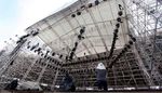 Persiapan Panggung Konser Metallica