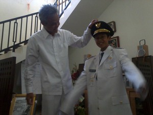 Ganjar Pilih Menyapa Warga Sebelum Dilantik Menjadi Gubernur Jateng