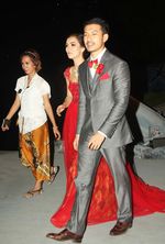 Kebahagiaan Rio dan Atiqah di Hari Pernikahan