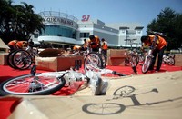 Sepeda 'Quattro' itu merupakan sepeda rakitan asal Taiwan yang mencoba bersaing di pasar industri tanah air.