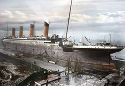 Kemegahan Kapal Titanic dalam Foto Berwarna