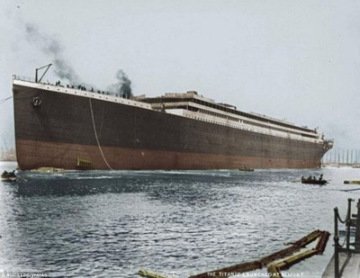 Kemegahan Kapal Titanic dalam Foto Berwarna