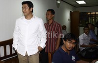 Awalnya Ridwan datang ke Pengadilan Tipikor untuk bersaksi. Lamhot Aritonang/detikFoto.