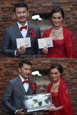 Suasana Romantis Pernikahan Rio dan Atiqah di Pulau Kelor