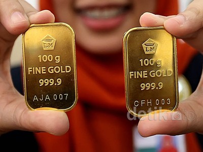 Harga Emas Antam Jadi Rp 544.000/gram