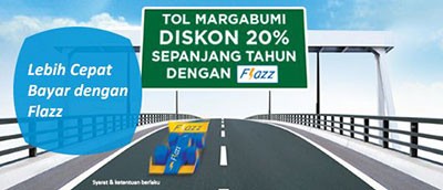 Pakai Flazz, Bayar Tol Surabaya-Gresik Diskon 20%