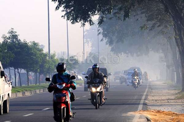 Ada 312 Titik Api, Kabut Asap di Riau Kambuh