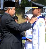 Presiden SBY Lantik Lulusan IPDN 2013
