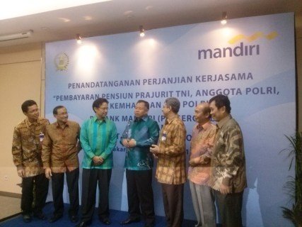Asabri Gandeng Bank Mandiri Bayar Uang Pensiun TNI/Polri