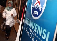 Saya sampaikan maaf sebesarnya kalau tidak bisa penuhi harapan untuk bisa ikuti konvensi atau tahapan konvensi yang akan diselenggarakan, kata Rustriningsih usai berdiskusi dengan komite konvensi capres di Wisma Kodel, Jl HR Rasuna Said, Jaksel, Kamis (29/8/2013).