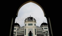 Beberapa bahan dekorasi masjid didatangkan dari Italia dan Jerman serta konon dulunya menjadi satu bagian dengan komplek istana.