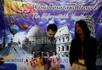 Pameran Indonesia Tourism and Creatif Economy Fair (ITCEF) 2013 sepi pengunjung.