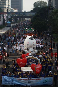 Parade ini dimaksudkan untuk menyambut Hari Pelanggan Nasional yang jatuh pada 4 September mendatang.
