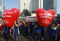 Parade ini diikuti oleh 40 orang karyawan.