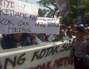 Antisipasi Kerusuhan, Penghitungan Suara Pilwali Kediri Dijaga Ketat