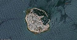 Keindahan Pemandangan Pulau dari Luar Angkasa